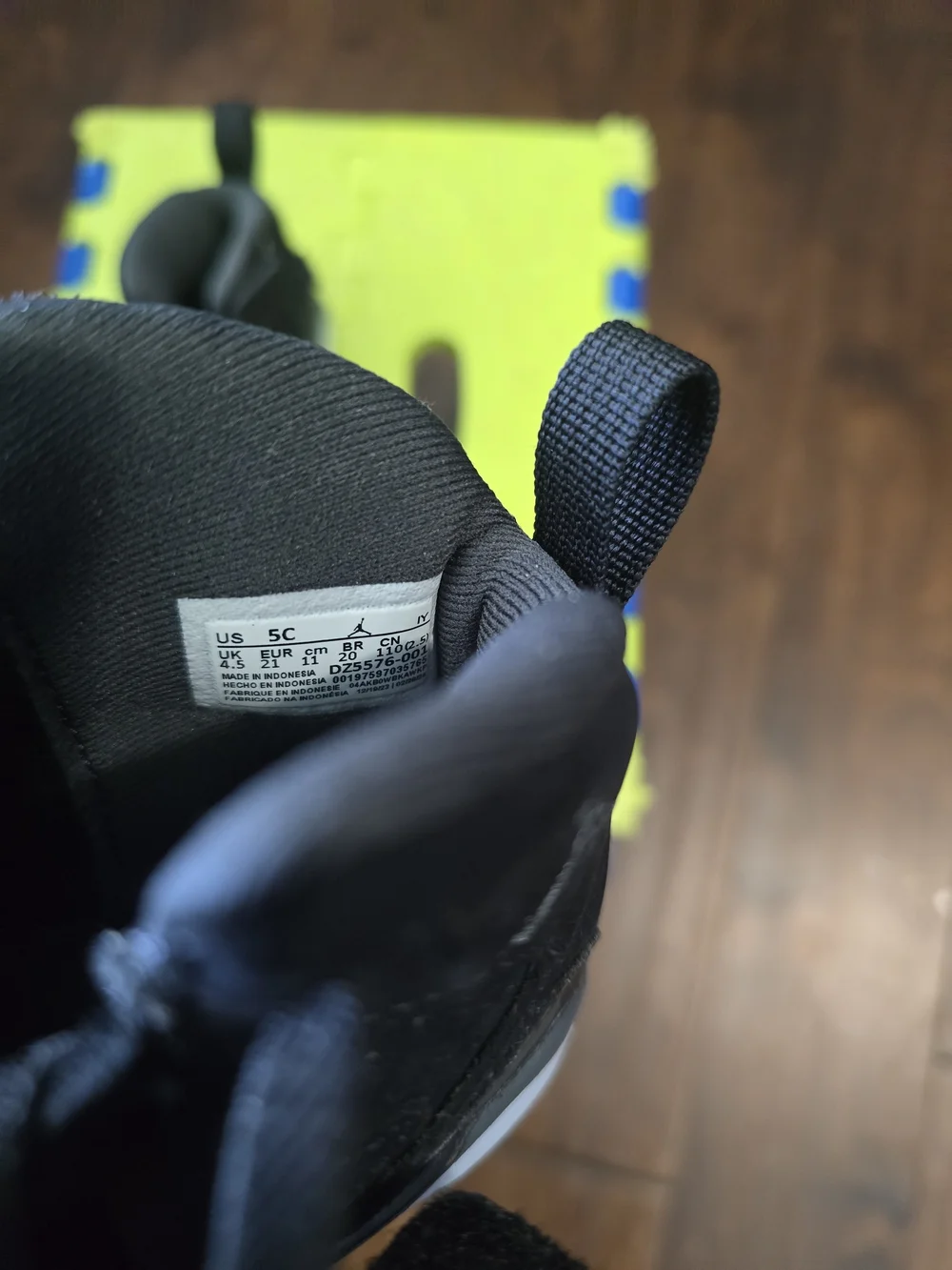Jordan worn twice